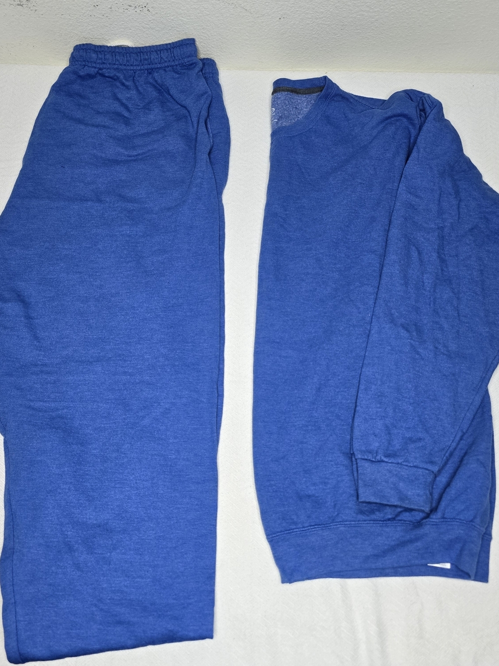 Athletic Works Men's 2XL Blue Sweatshirt & Sweatpants Set